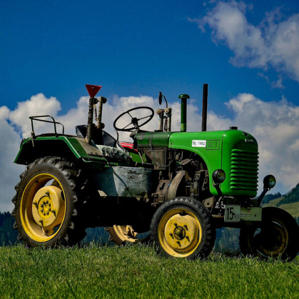 Photo of a vintage tractor